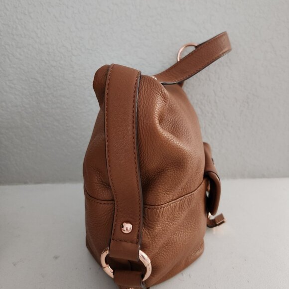 Vintage Michael Kors Fulton Brown Leather Tote Bag - Picture 7 of 16